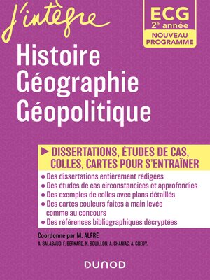 cover image of ECG 2--Histoire Géographie Géopolitique du monde contemporain--Programmes 2021